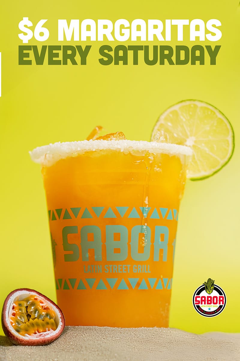 Saturdays - $6 Margaritas